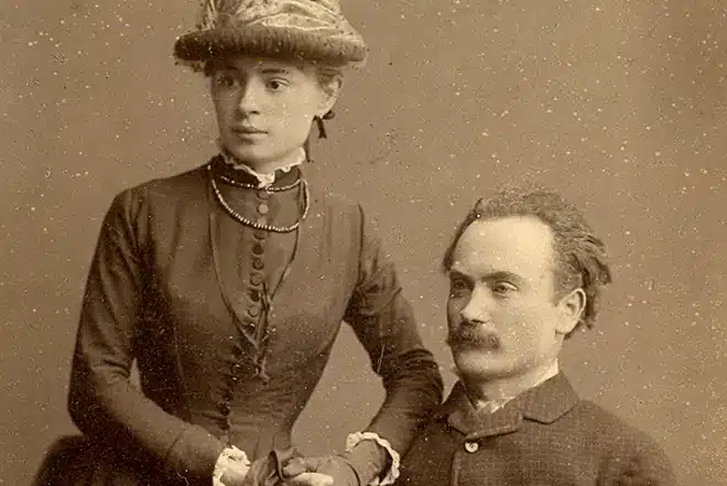Іван Франко з дружиною Ольгою Хоружинською