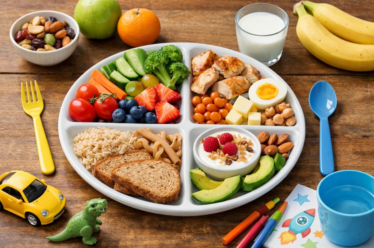 Тарілка здорового харчування для дітей