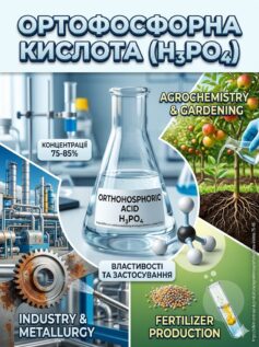 Що таке ортофосфорна кислота та застосування у різних галузях