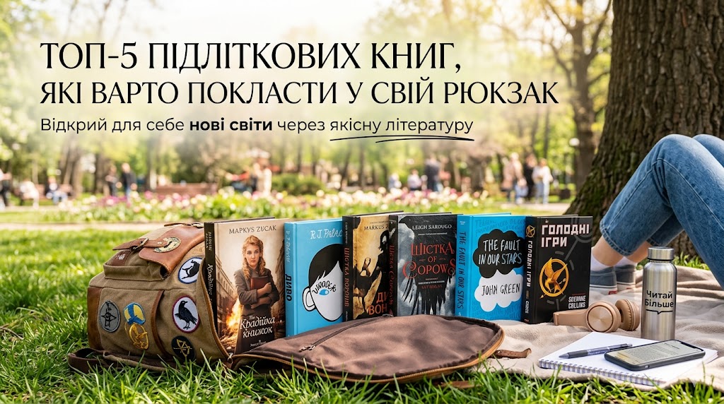 Топ-5 підліткових книг