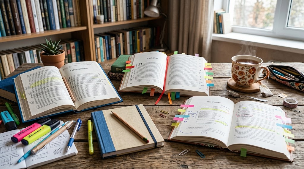 Як створити власну систему позначок у книгах