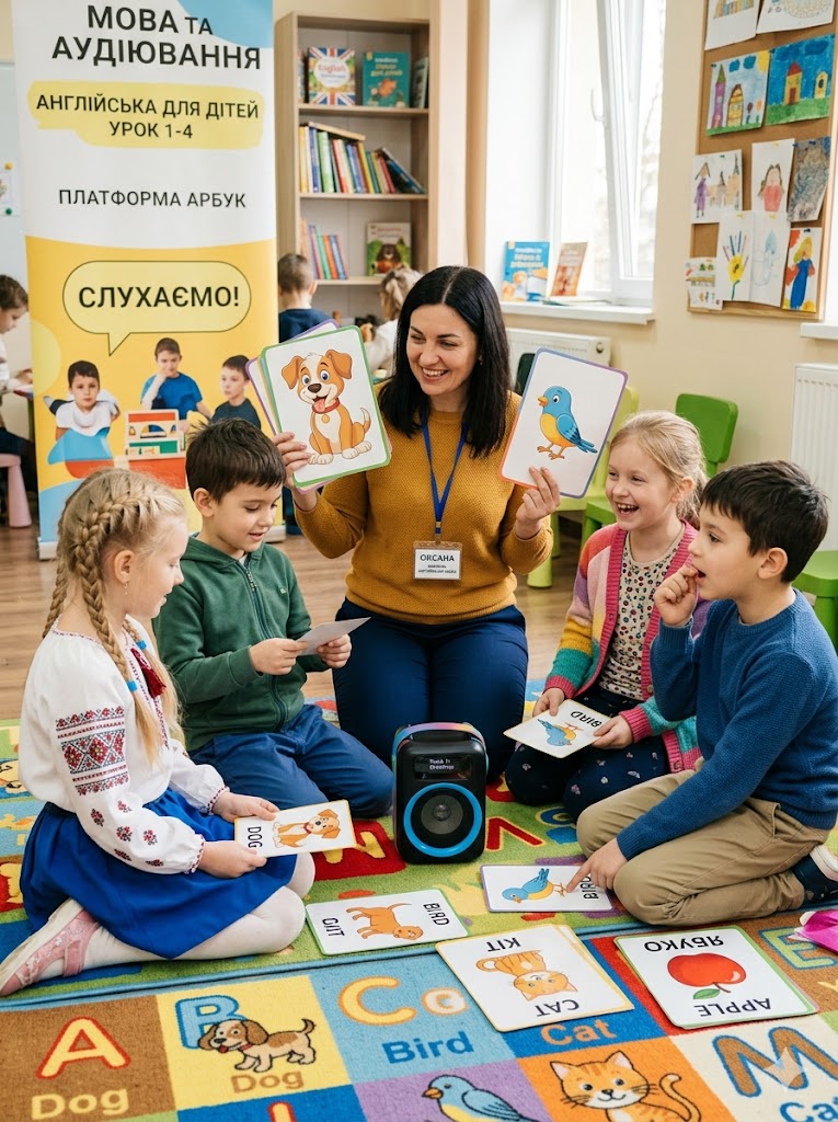 Як розвивати аудіювання з англійської мови у 1-4 класі: практичні методики для вчителя