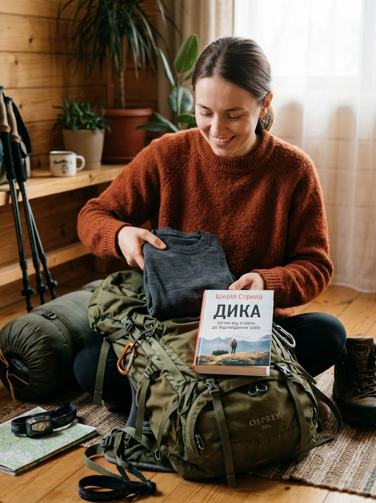🌿 Термобілизна і хороша книга: що взяти в похід, щоб не шкодувати